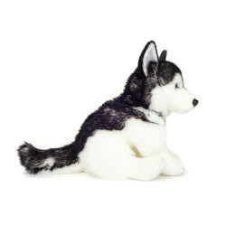 Knuffel Hond Husky Zittend 30cm