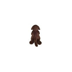 Knuffel Hond Labrador Chocobruin Liggend 32cm Knuffel Hond Labrador Chocobruin Liggend 32cm