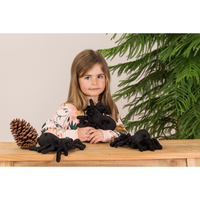 Knuffel Spin Zwart 16cm Knuffel Spin Zwart 16cm