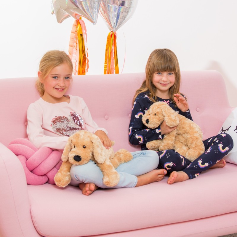 Knuffel Hond Beige 40cm Knuffel Hond Beige 40cm