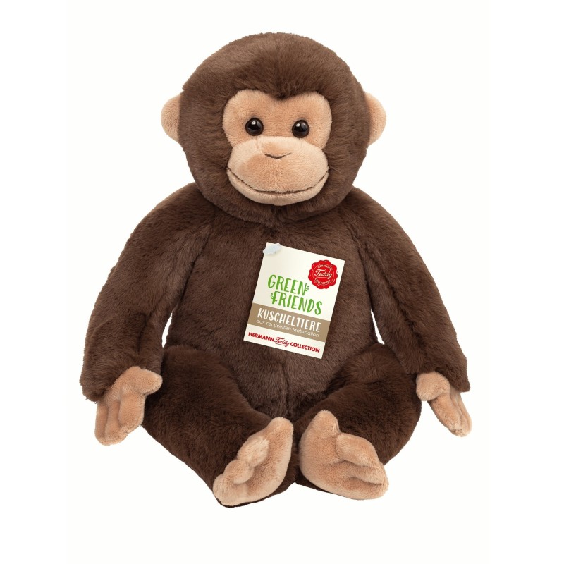 Knuffel Aap Zittend 35cm