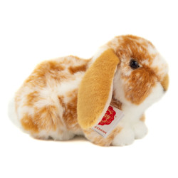 Knuffel Konijn Ram Bruin Wit 23cm
