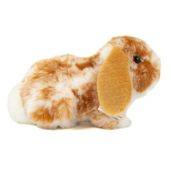 Knuffel Konijn Ram Bruin Wit 23cm