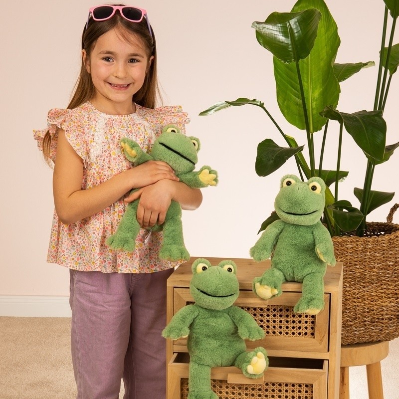 Knuffel Kikker Frederik 32cm