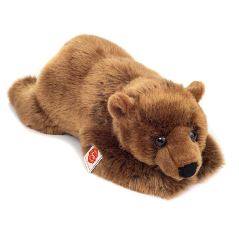 Knuffel Bruine Beer Liggend 45cm