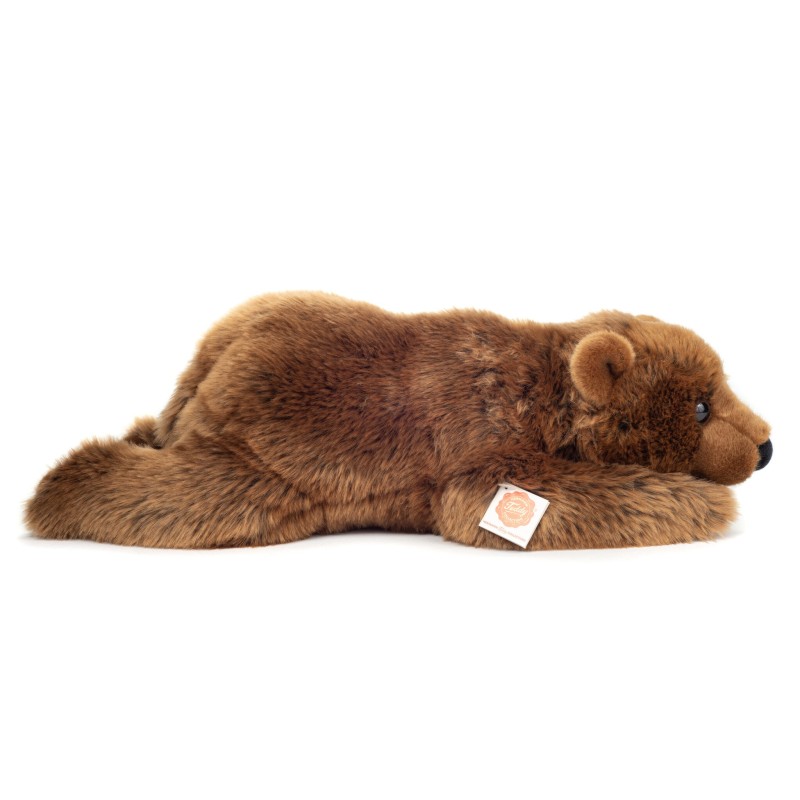 Knuffel Bruine Beer Liggend 45cm