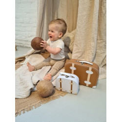 Basketbal in Bruin Vintage