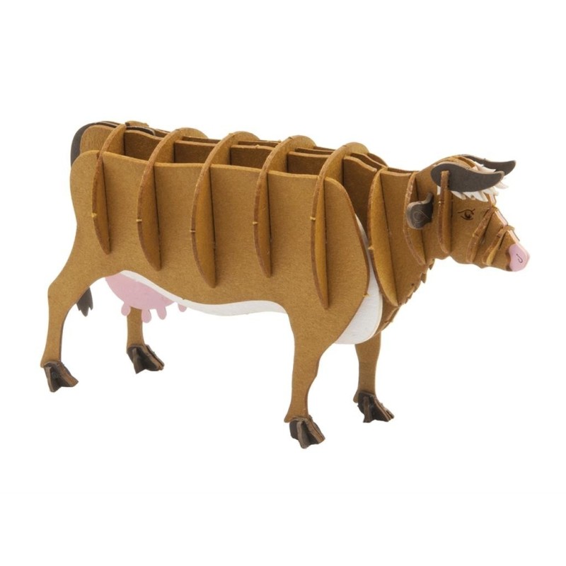 3D Papiermodel Bruine Koe 3D Papiermodel Bruine Koe