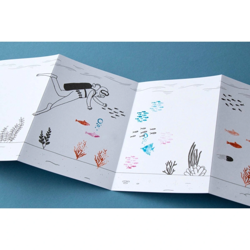 Activities Calm Stamps Sea