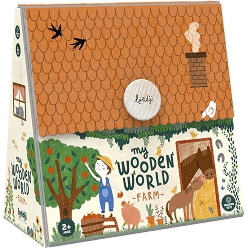 Houten Speelgoed My wooden world farm