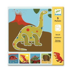 Tekensjablonen Dinosaurs