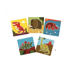 Tekensjablonen Dinosaurs