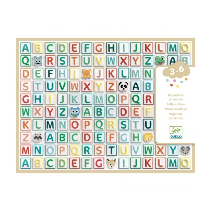 Puffy Stickers Alfabet