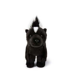 Knuffel Skunk Black White 27 cm