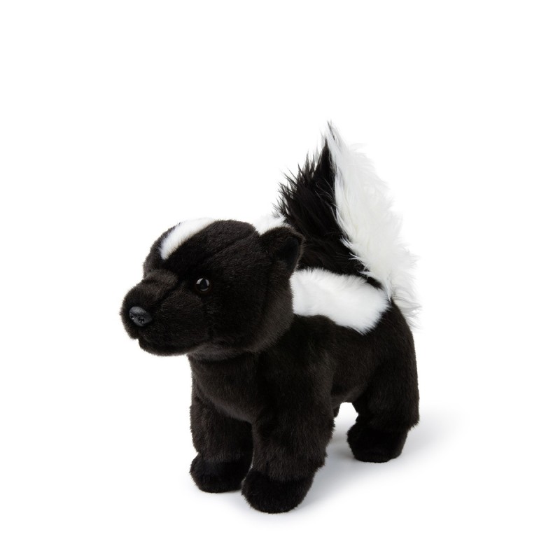 Knuffel Skunk Black White 27 cm