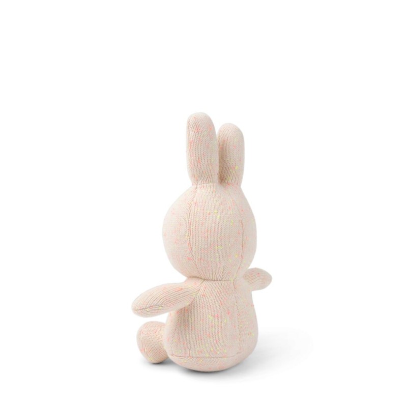 Knuffel Sitting Organic Cotton Pink Yellow melange 23 cm