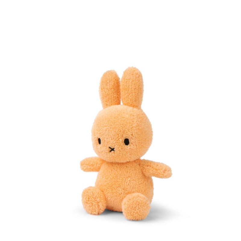 Knuffel Sitting Terry Soft Orange 23 cm