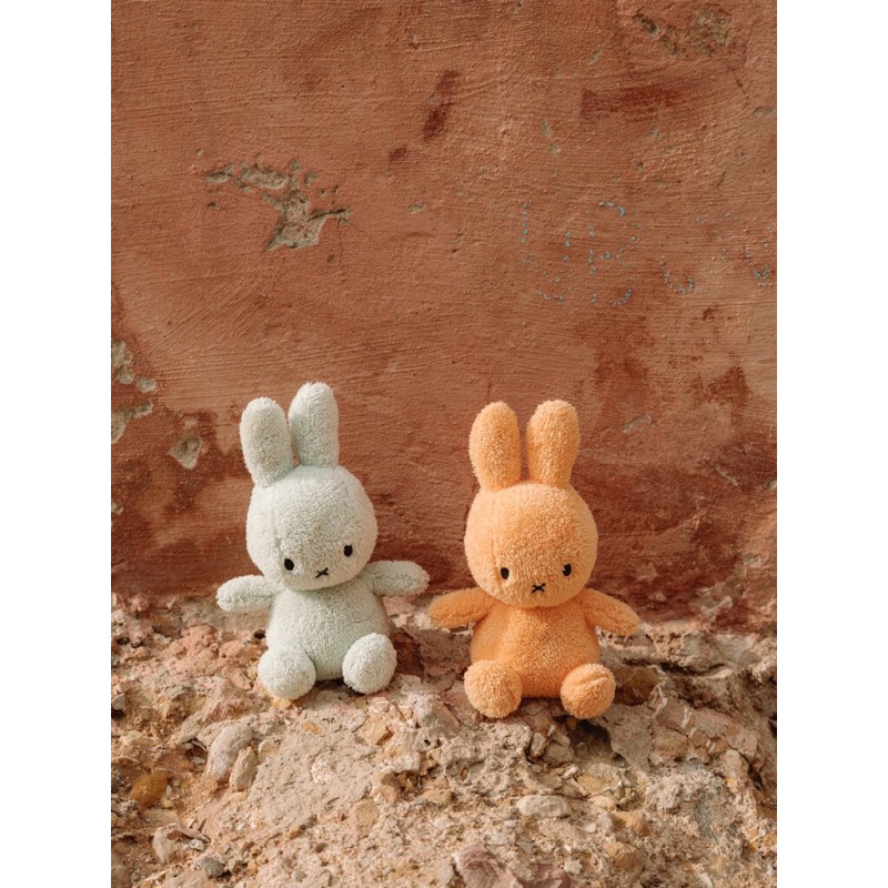 Knuffel Sitting Terry Soft Orange 23 cm