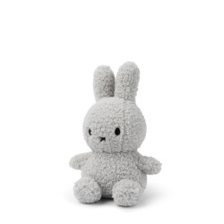 Knuffel Sitting Teddy Light Grey 23 cm
