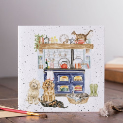 Wenskaart Country Kitchen
