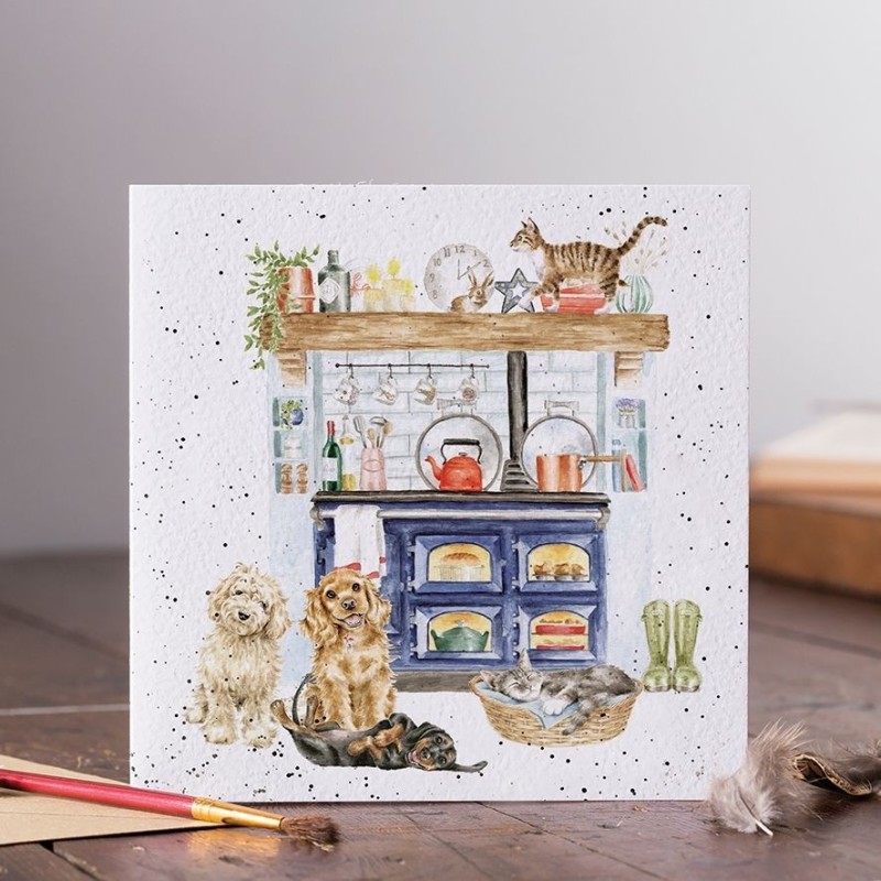 Wenskaart Country Kitchen
