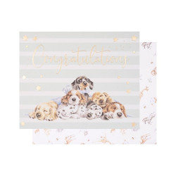 Wenskaart Little Paws - Congratulations
