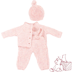 Poppenkleding Combi "So Strick" Babypoppen 30-33 cm set 3-pcs