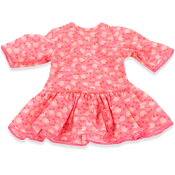 Poppenkleding Jurk "Cherries" Staanpoppen 45-50 cm