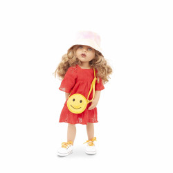 Poppenkleding Combi "Redness" Staanpoppen 45-50 cm set 5-pcs