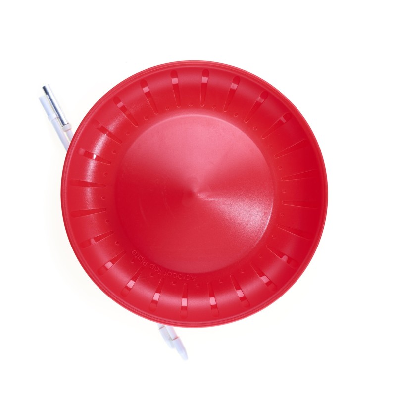 Acrobat Balanceerbord met Stok Rood