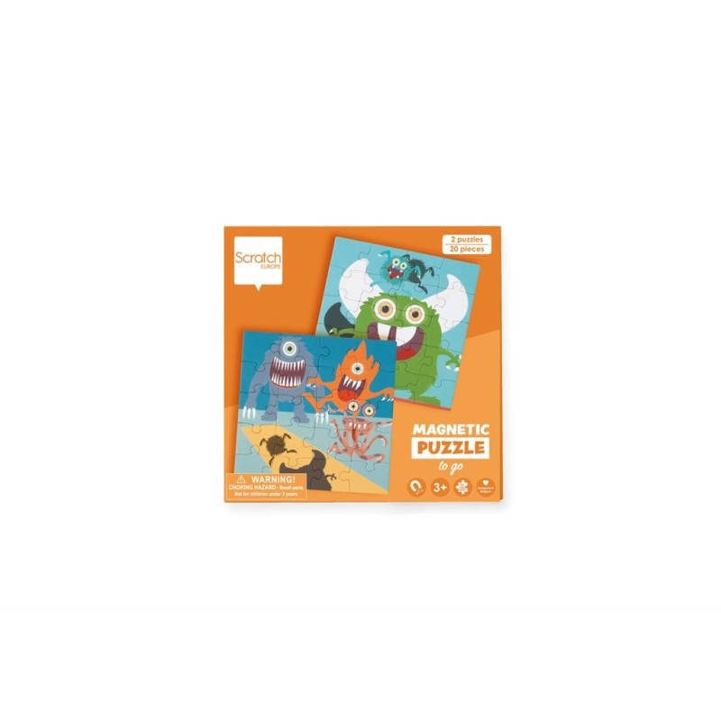 Magneet Puzzelboek Monsters Magneet Puzzelboek Monsters