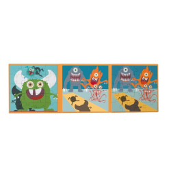 Magneet Puzzelboek Monsters Magneet Puzzelboek Monsters