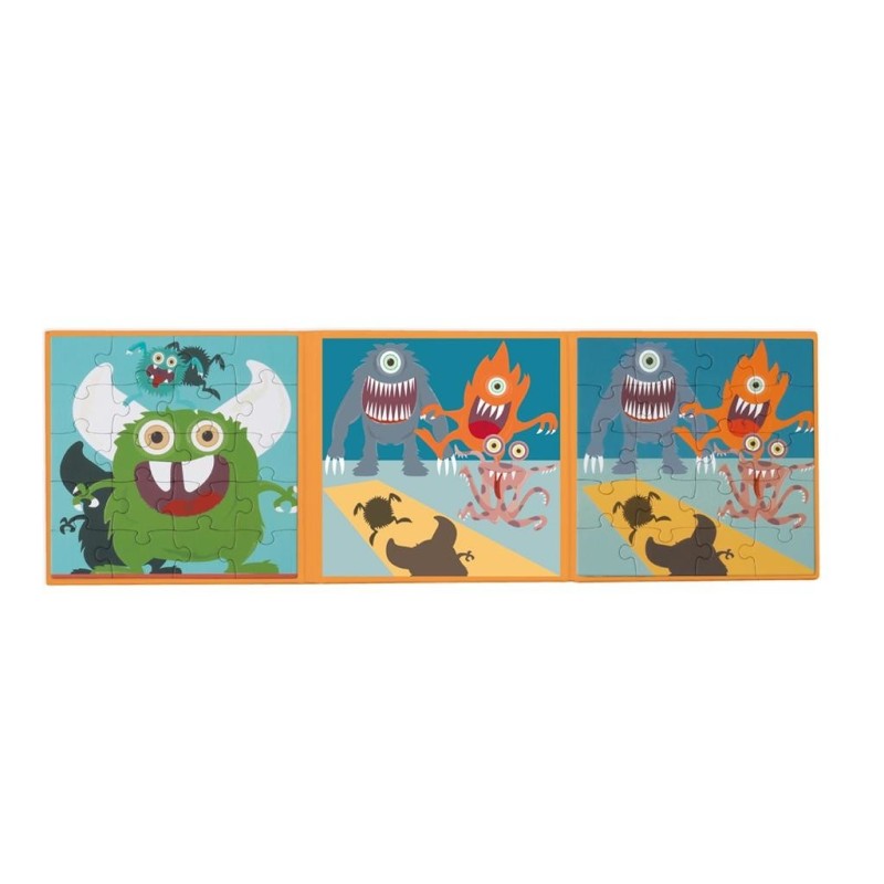 Magneet Puzzelboek Monsters Magneet Puzzelboek Monsters