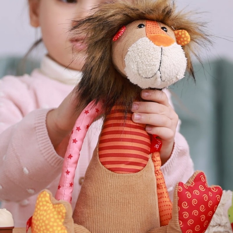 Knuffel Leeuw Patchwork Sweety