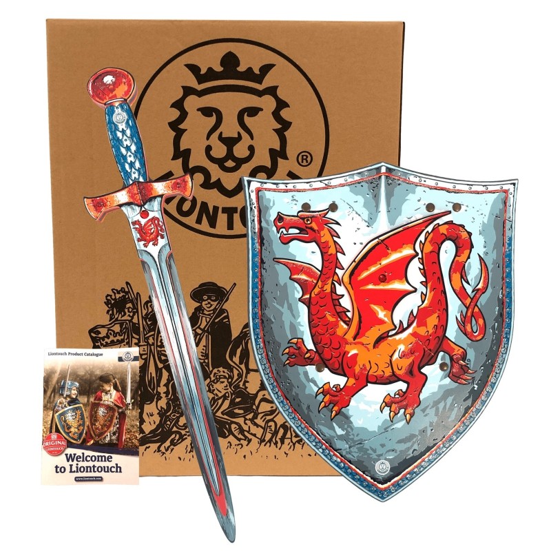 Amber Dragon Set Zwaard en Schild