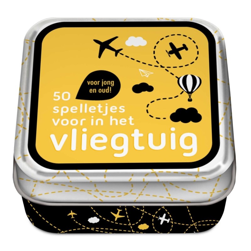 50 spelletjes voor in het vliegtuig