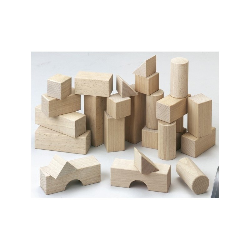 Bouwblokken Basispakket Hout Bouwblokken Basispakket Hout