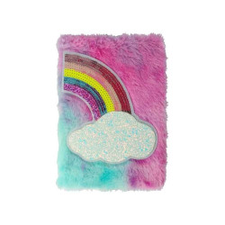 Notitieboekje Cutie Regenboog Donker A5