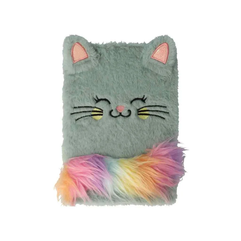 Notitieboekje Cutie Kat Grijs A5