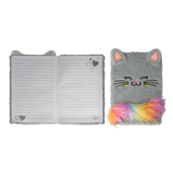 Notitieboekje Cutie Kat Grijs A5