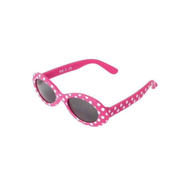 Flex Zonnebril Roze/Wit Stippen
