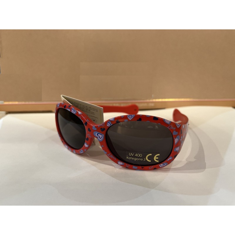 Flex Zonnebril Rood Hartjes