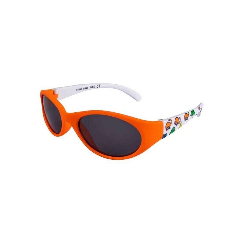 Flex Zonnebril Oranje/Wit Dino