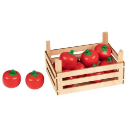 Tomaten in Kistje Hout Tomaten in Kistje Hout