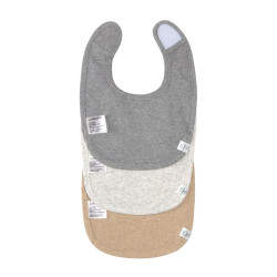 Newborn Slab GOTS Dark Grey/Light Grey/Nature