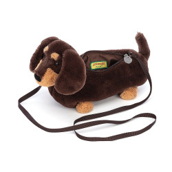 Knuffel Tas Hond Otto Sausage Dog Bag Knuffel Tas Hond Otto Sausage Dog Bag