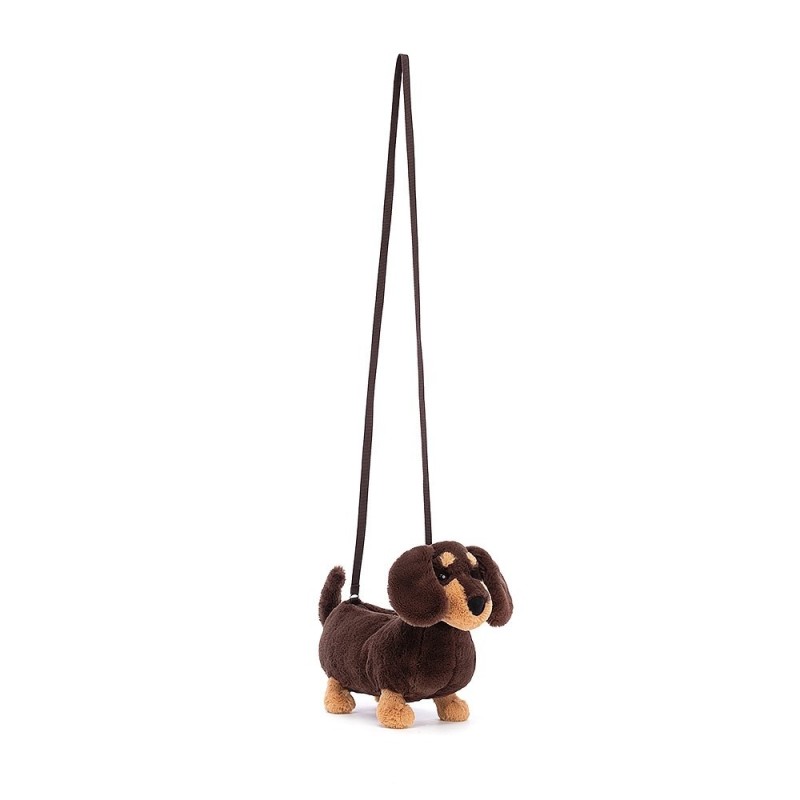 Knuffel Tas Hond Otto Sausage Dog Bag Knuffel Tas Hond Otto Sausage Dog Bag