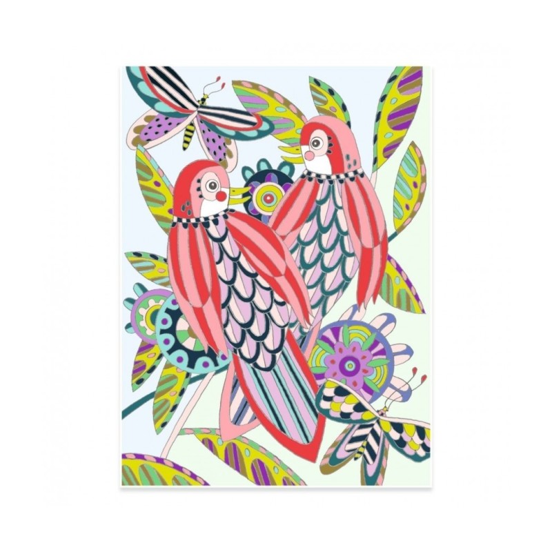 Kleurplaten Vogels in Portfolio Map 3-delig Kleurplaten Vogels in Portfolio Map 3-delig