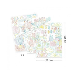 Kleurplaten Japen in Portfolio Map 3-delig