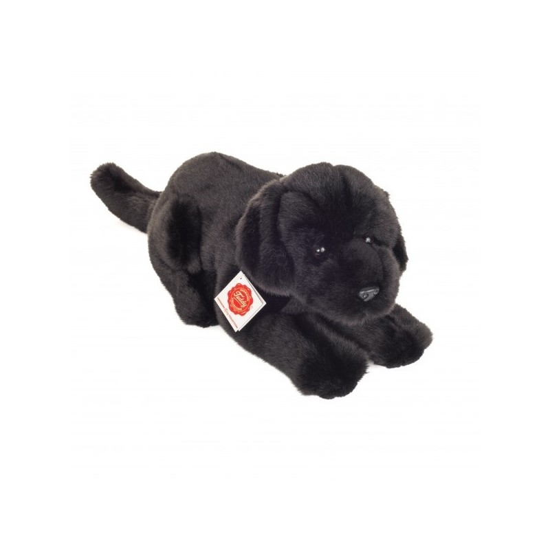 Knuffel Hond Labrador Zwart Liggend 30cm Knuffel Hond Labrador Zwart Liggend 30cm